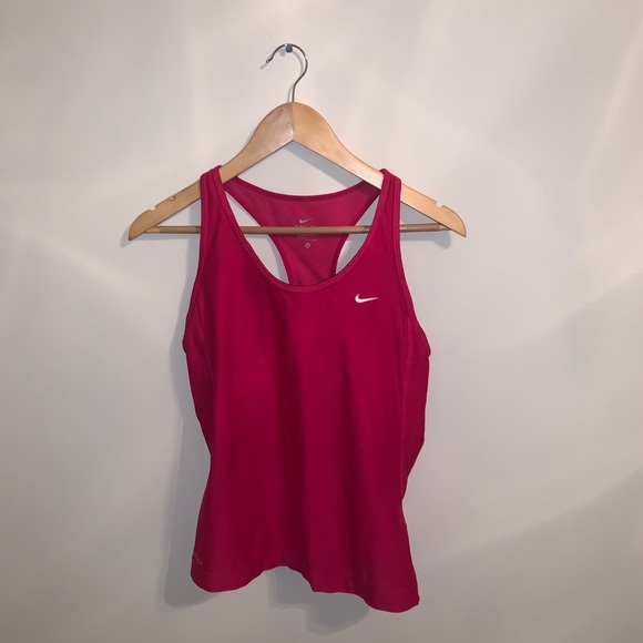 Nike Tops - Nike Dri Fit Womens Red Tanktop